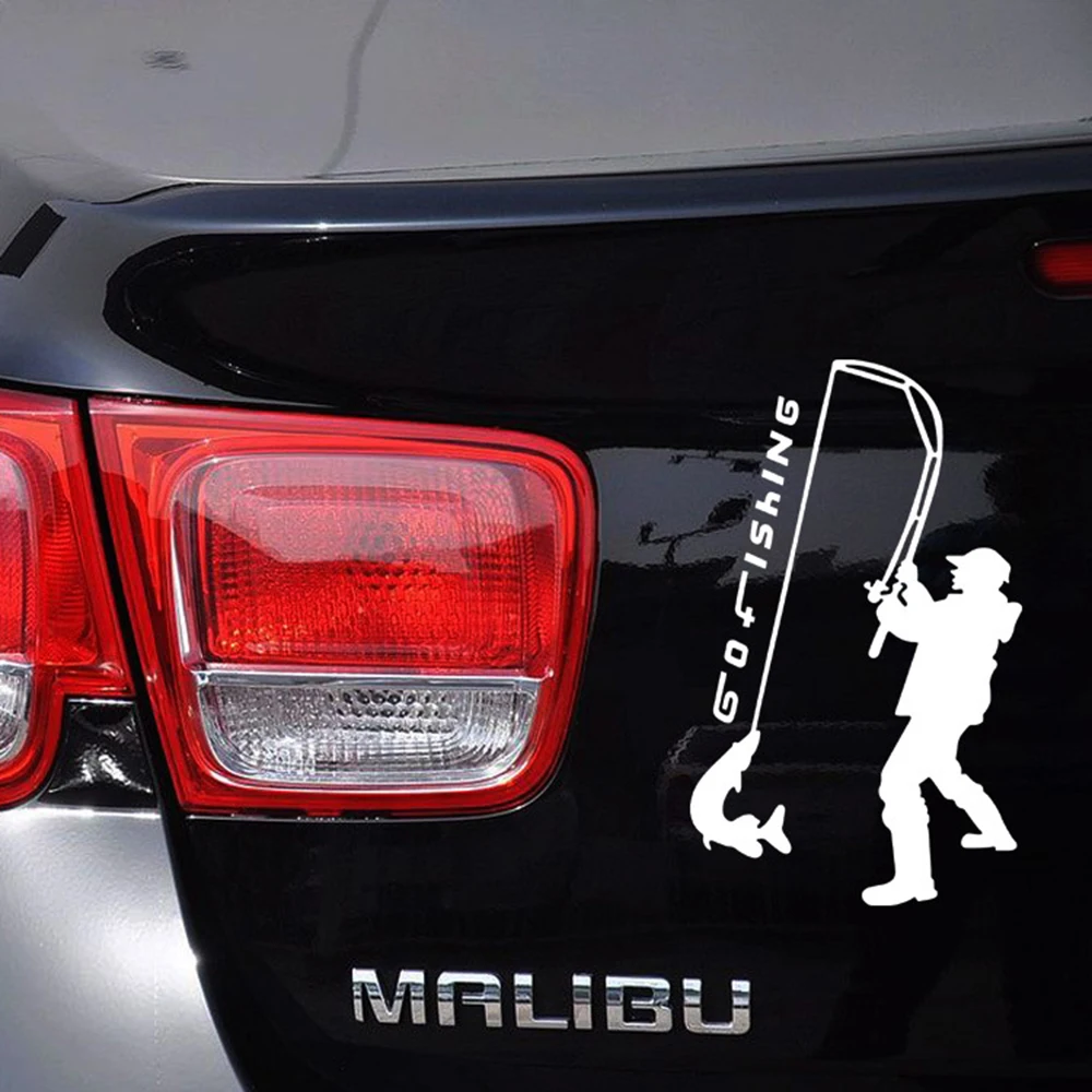 Aliauto Светоотражающие ловить рыбу Открытый Спорт автомобильный стикер и наклейка