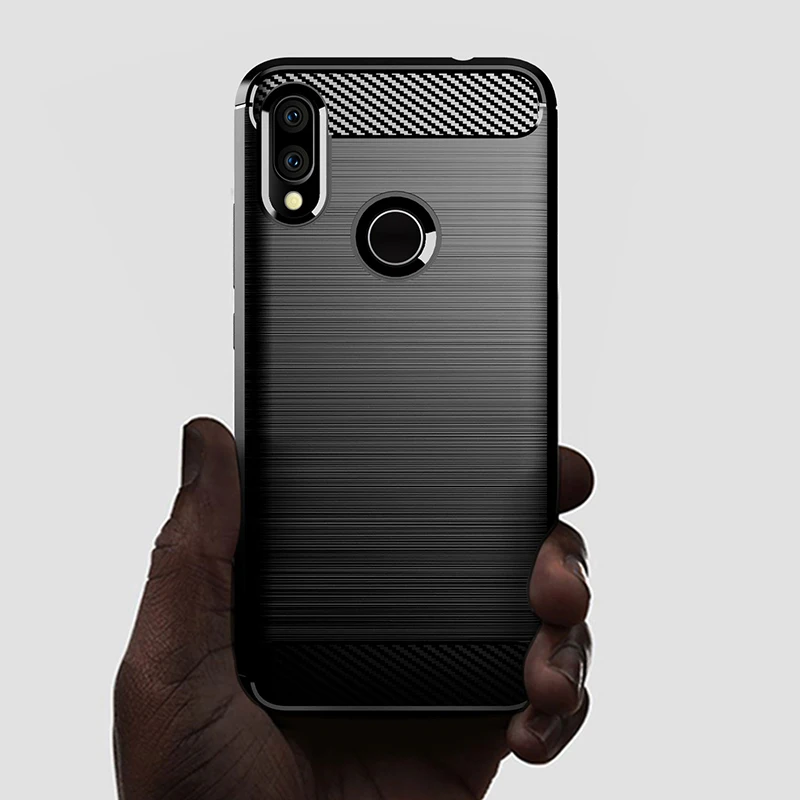 Cases Carbon Fiber Flexible TPU for XiaoMi RedMi Y3 Y 3 Red Mi Silicone Hybrid Slim Case Anti-Scratch Protective Cover | Мобильные