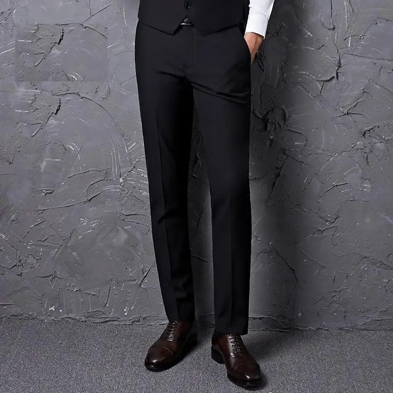 Caballero Vestir hombre De Люкс платье Формальные Pantalon Homme Классик денди офис для мужчин лето