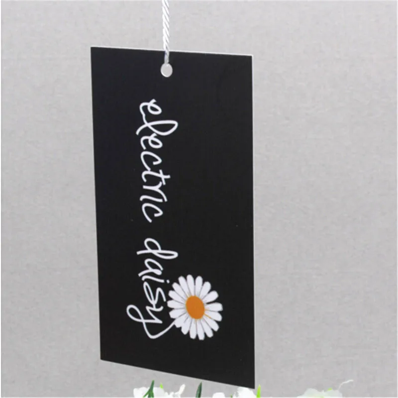 Ламинированная неручная работа OEM подвесная бирка под заказ логотип бренда papercard