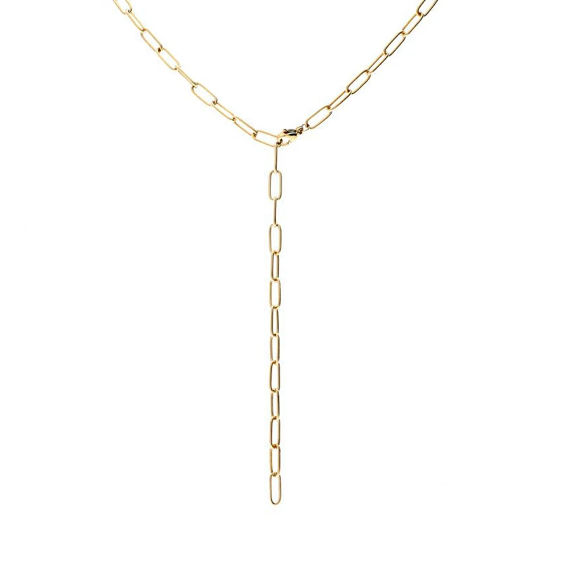 gold Mavis Hare 316L ожерелье из нержавеющей стали и браслет два способа носить его как ожерелье или три слоя браслета - Окраска металла: gold