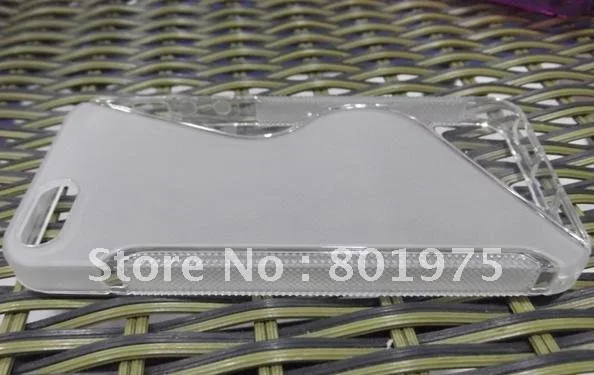 Чехол для iPhone 5 G 1000 S линия волна кривая тпу гель кожи чехол iPhone5 |