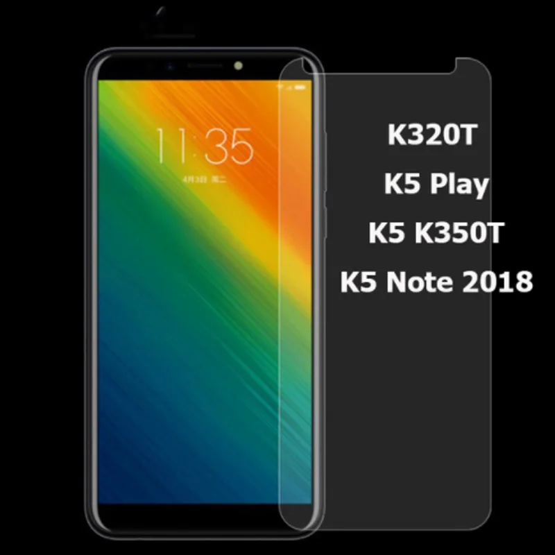 

Lenovo K5 K350t K320t 2018 Tempered Glass Protective Film For Lenovo K5 Play Note 2018 Glass Screen Protector Mobile Phone Film
