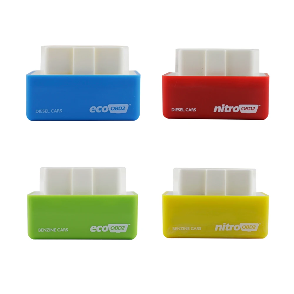 10 шт. 15% экономия топлива EcoOBD2 чип тюнинг коробка ECO OBD2 бензиновая вилка для