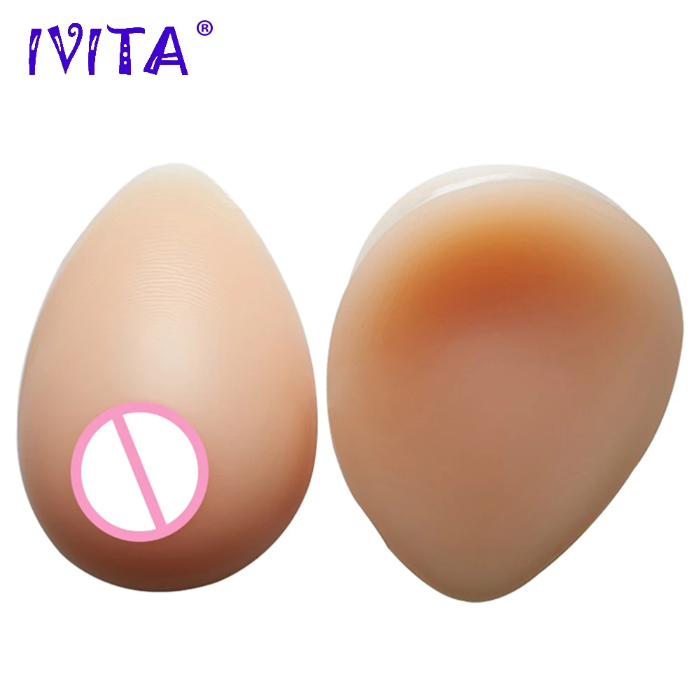 IVITA Лидер продаж реалистичные силиконовые формы груди поддельные накладные для