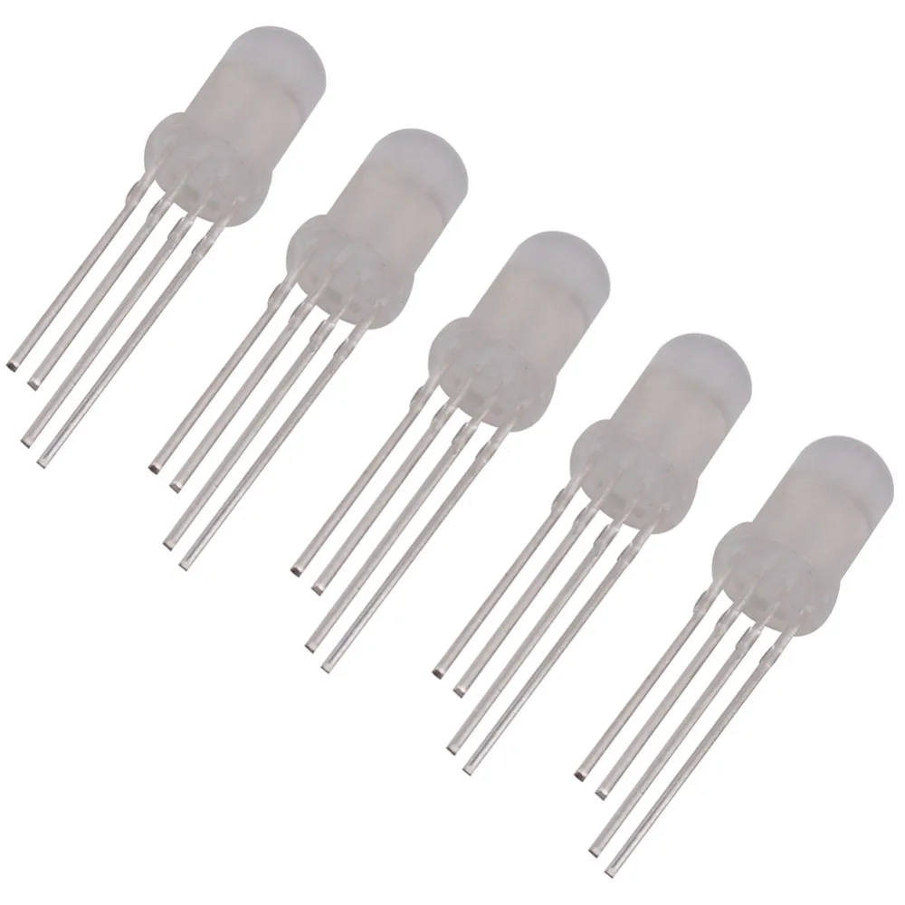 IC APA106 F5 F8 RGB светодиодные бусины 5 в мм 8 круглые полноцветные неоновые пиксели Arduino