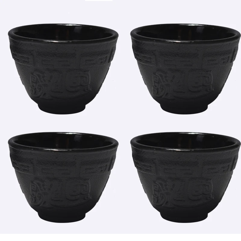 Подлинные японские чугунные чайные чашки в комплекте Посуда для напитков 70 мл