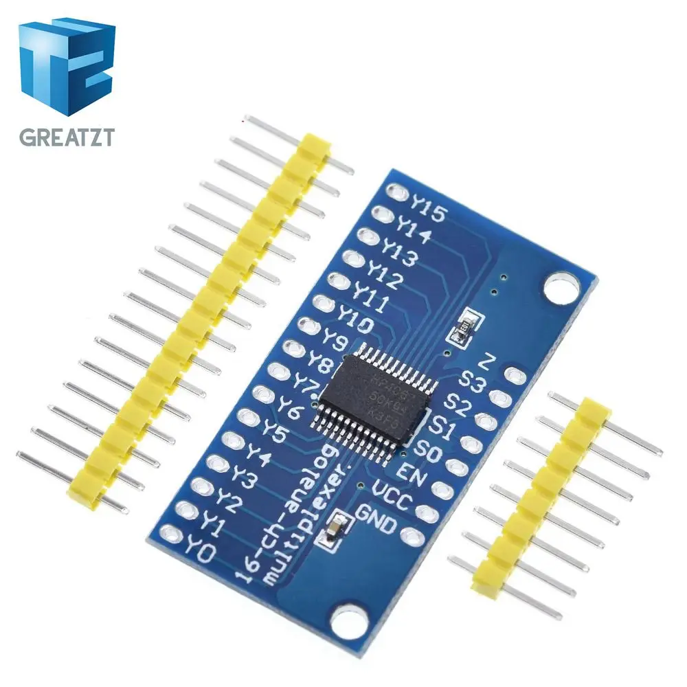 1PCS CD74HC4067 16-Channel Analog Digital Multiplexer Breakout Board Module For Arduino | Электронные компоненты и