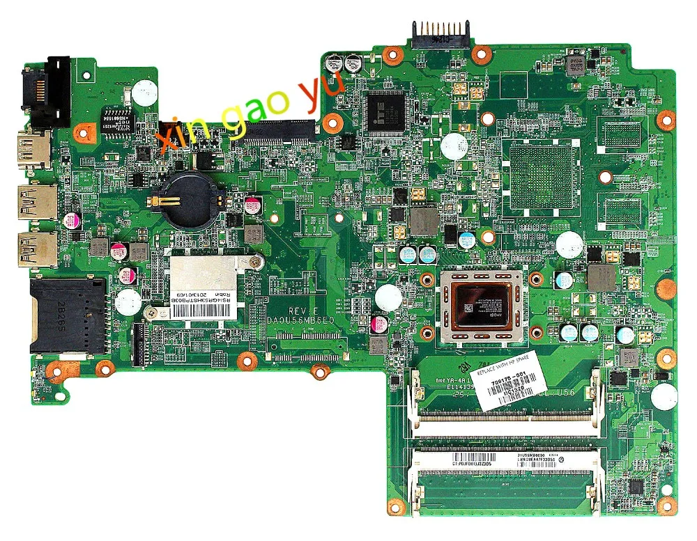 

DA0U56MB6E1 709175-501 для ноутбука HP PAVILION TOUCHSMART 15Z-B000 SLEEKBOOK 15-B, материнская плата A70M A8-4555M