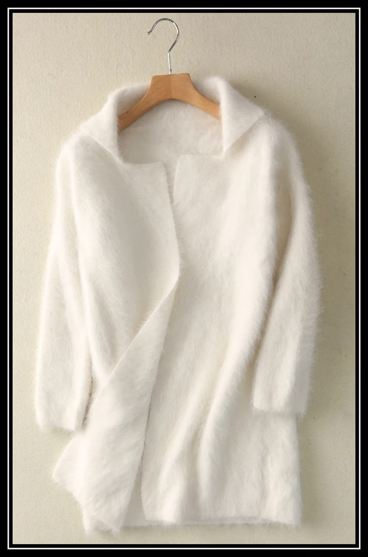 sweater women invierno winter clothes women natural mink cashmere cardigan pink cashmere spring autumn sweater wsr637