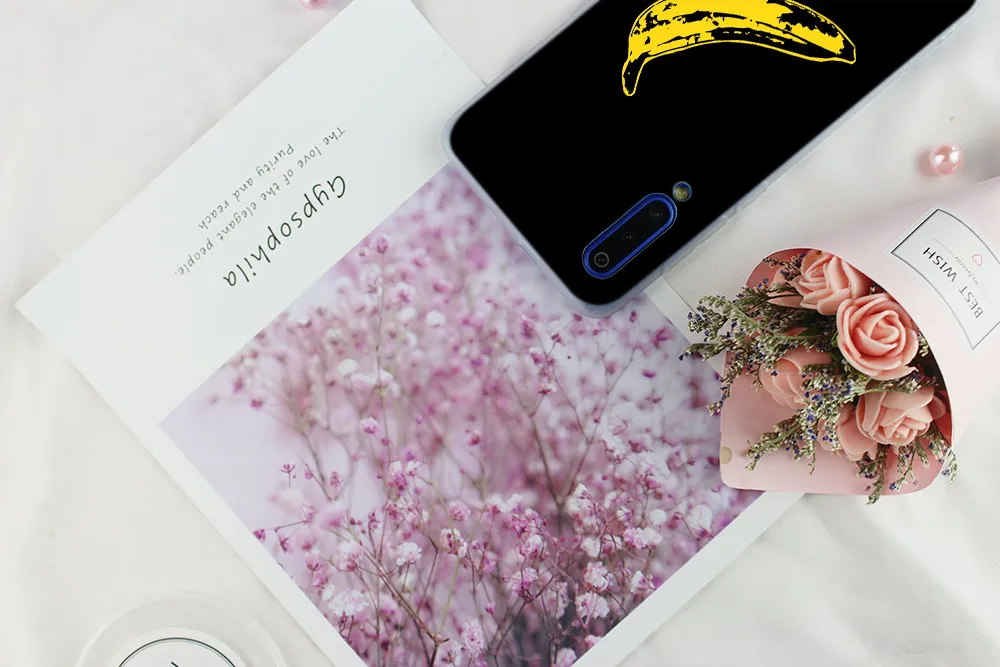 Банановых листьев узор цветные тропические мягкие чехол для Xiaomi 9 8 A2 A3 lite Mi 9t CC9 9se