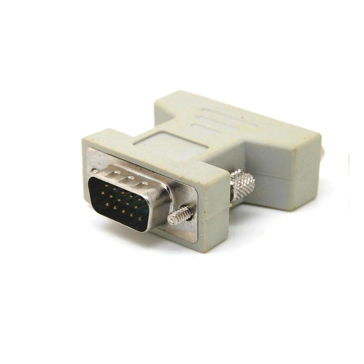 Бесплатная доставка DVI i 24 + 5 гнездовой к VGA 15pin Мужской адаптер конвертер двойной