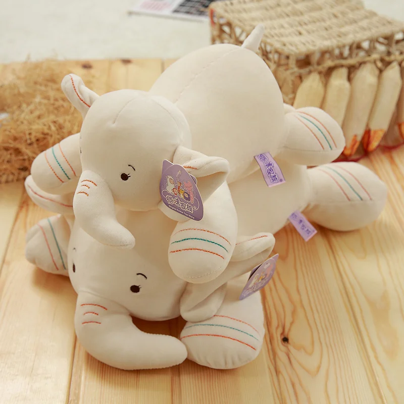 1 шт. Kawaii слон плюшевые куклы спальный подушки детские мягкие подпушка Хлопок