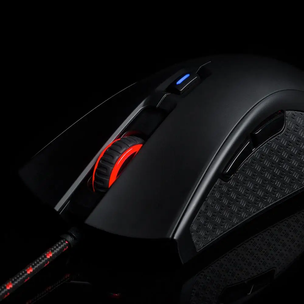Kingston HyperX Pulsefire FPS мышь геймер 400 800 1600 3200 dpi Эргономичный Professional Gaming Maus Plus Pad для