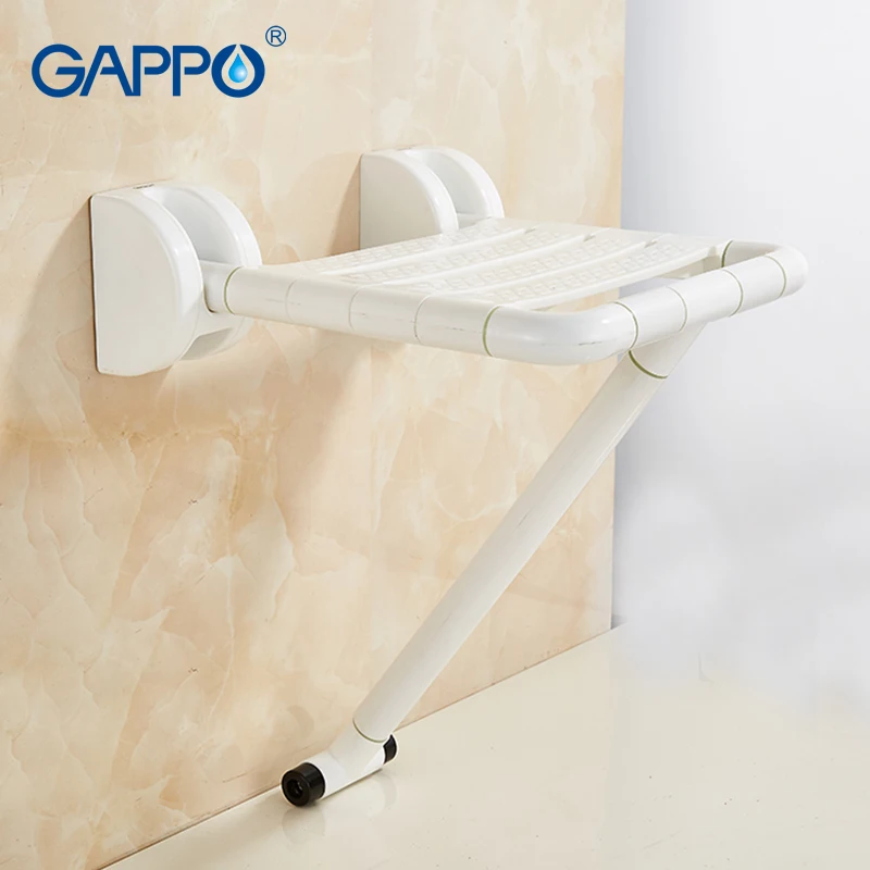 

GAPPO Wall Mounted Shower Seat folding bench for elderly toilet folding shower chairs Bath shower Stool Cadeira bath chair