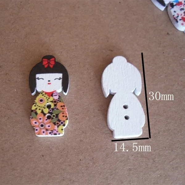 Послушание 100 шт. DIY мультфильм русский куклы в форме Деревянный Вышивание