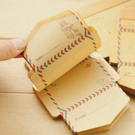 Конверты из крафтовой бумаги в стиле ретро 45 шт./упак. | Канцтовары для офиса и