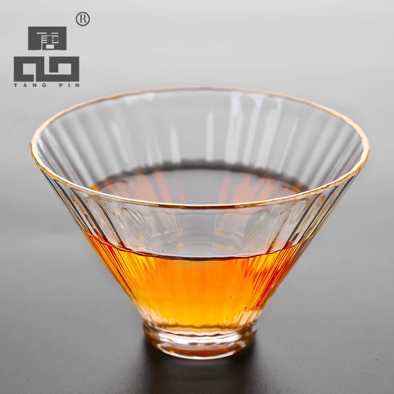 Японская термостойкая стеклянная чашка TANGPIN ручной работы для чая аксессуары |