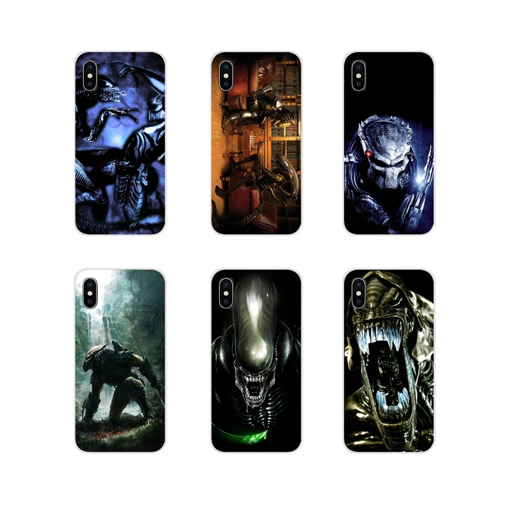 Аксессуары чехлы для телефонов Чехлы Alien vs Predator Samsung Galaxy S3 S4 S5 Mini S6 S7 Edge S8 S9 S10 Lite Plus