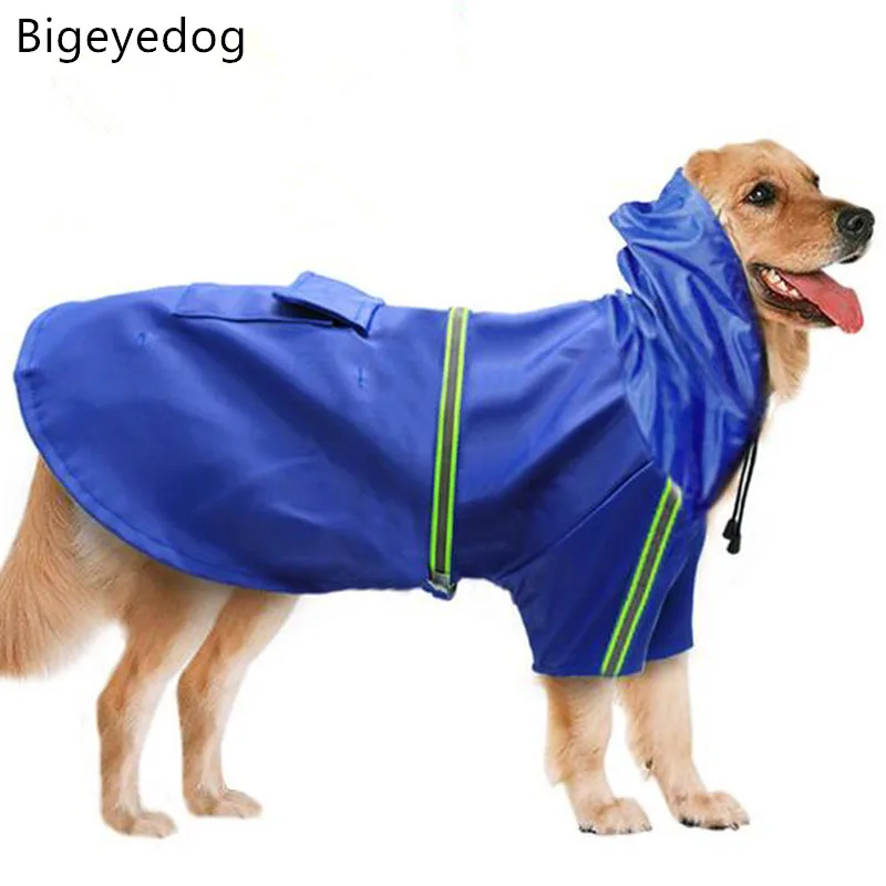 Bigeyedog дождевик для больших собак водонепроницаемая одежда Мопс Французский