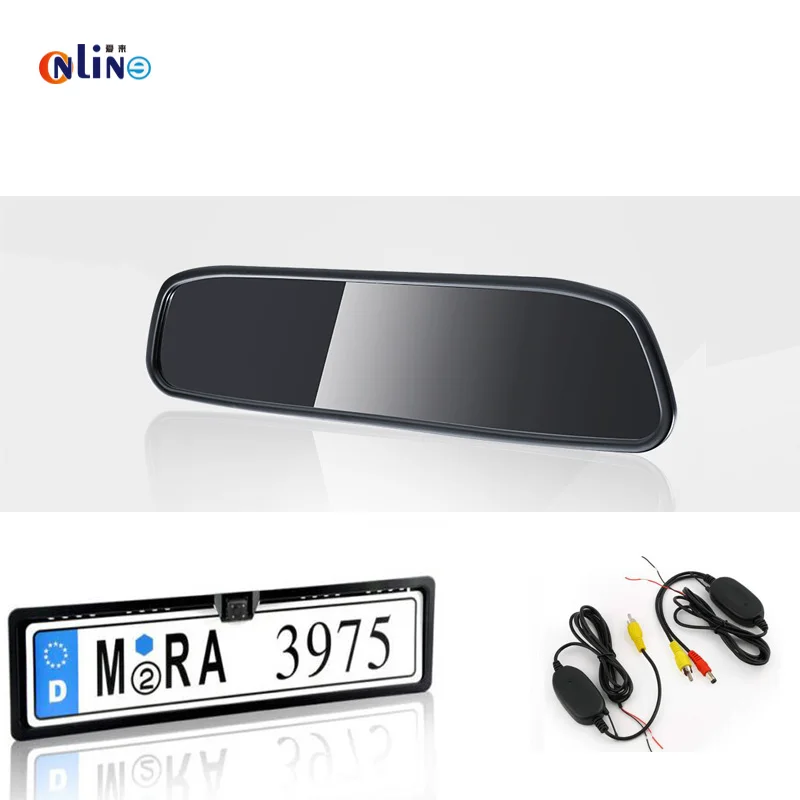 Автомобильная электроника 4.3 &quotЦвет TFT ЖК дисплей Экран автомобиля Зеркало