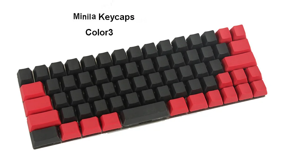 NPKC Minila Keyset толстые PBT OEM профиль колпачки из углерода многоцветные для filco Minila YD60M механические клавиатуры