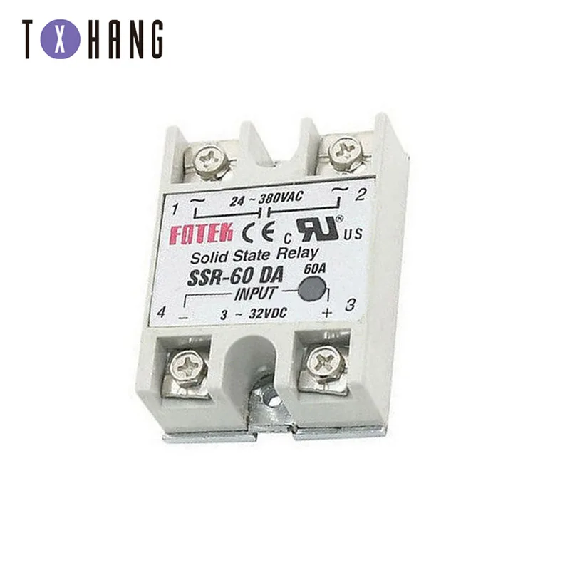 Промышленное твердотельное реле SSR 100A с защитным флагом SSR-100DA SSR-75DA SSR-60DA 10DA 25DA 40DA DC