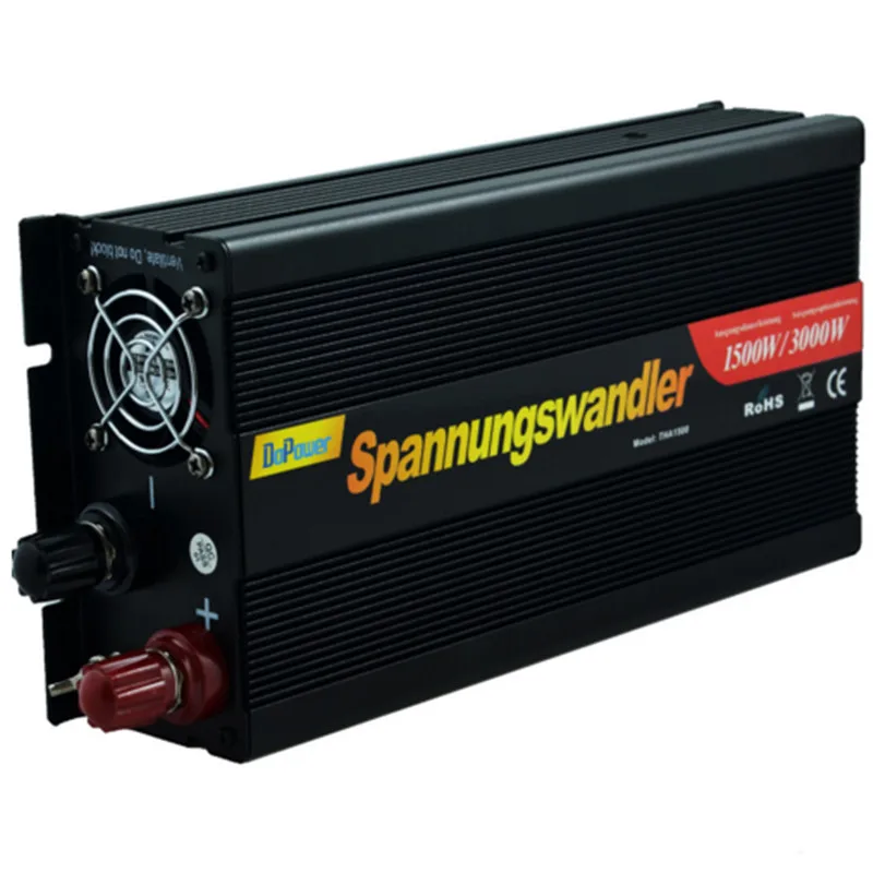 EDECOA 1500 W/3000 W модифицированный синусоидный инвертор с портом USB 5 V DC 12 V постоянного тока до 220 230 240 V преобразователь мощности