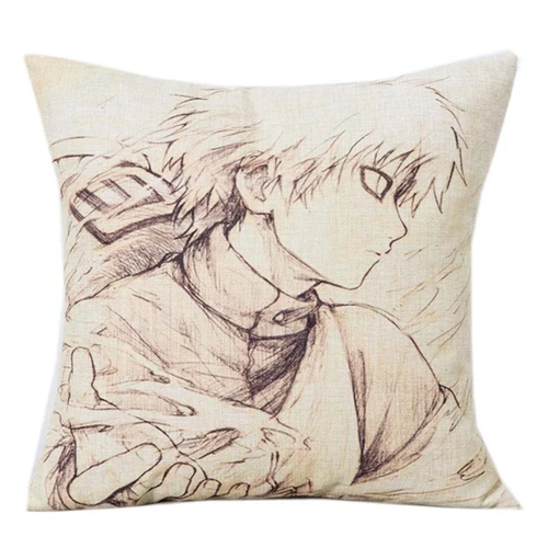 Pattern 11 Модные японские аниме Наруто серии чехлы на заказ 45*45 см funda cojin coussin для дивана кресла льняные наволочки - Цвет: Pattern 11