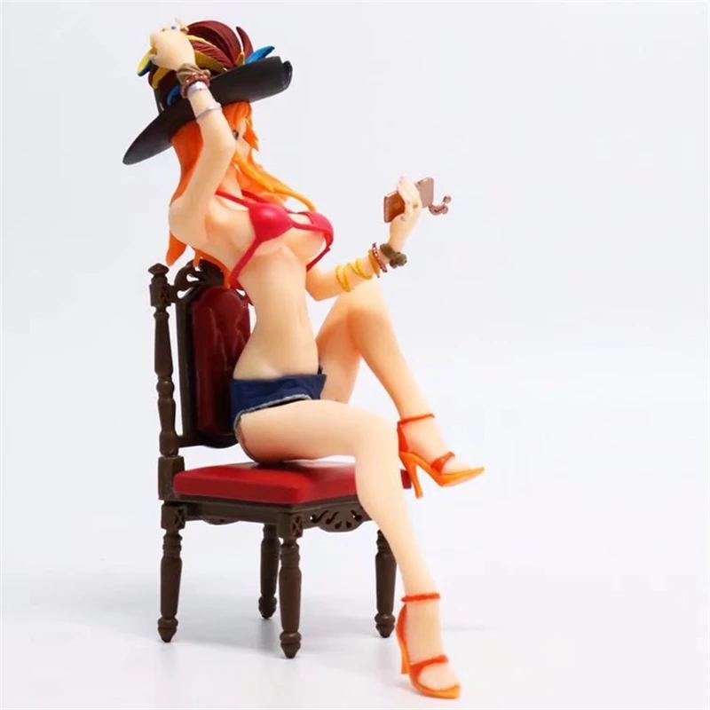 Аниме One Piece флаг алмазный корабль Nami сексуальные ПВХ Фигурки Коллекционная