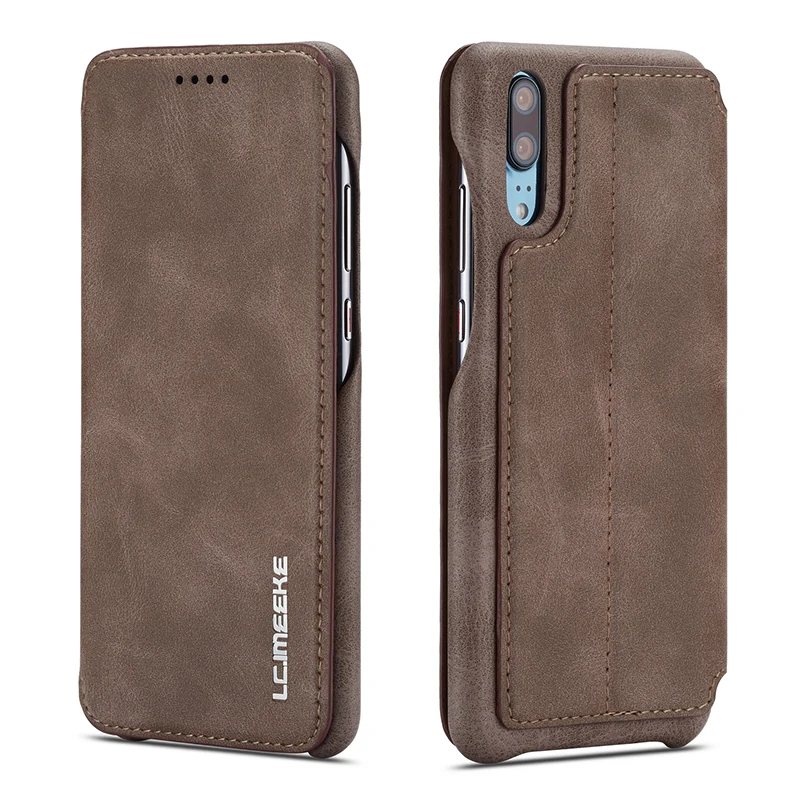 Binbo чехол для Huawei P20 Pro Lite откидной кошелек тонкий из искусственной кожи с