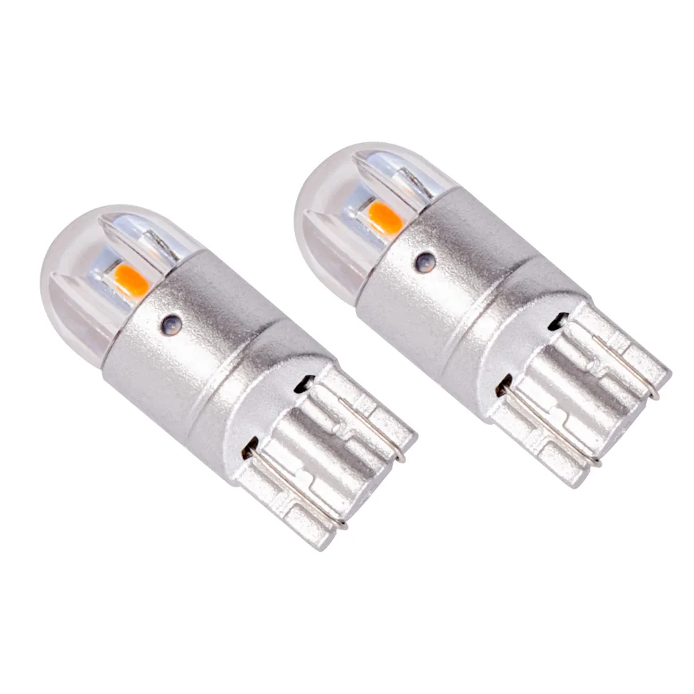 2шт T10 светодиодный Белый свет 168 501 W5W светильник танкетка 3030 2SMD интерьерные лампы