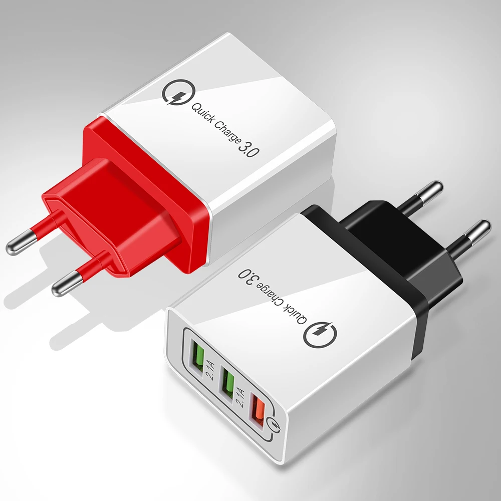 Сетевое зарядное устройство с USB-портами и поддержкой быстрой зарядки | Мобильные