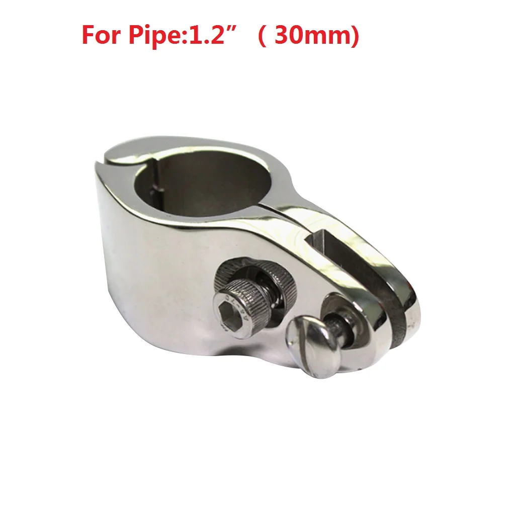 30mm 20 мм/22 мм/25/30/32 мм 316 Нержавеющая сталь место лодка БИМИНИ топ на петлях с 2 Винты Челюсти Слайд-простая установка морского оборудования - Цвет: 30mm