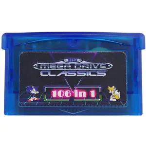 Картридж игровой для Sega Master System, картридж игровой для gba Nintendo Advance SP NDS Multicart, 106 в 1