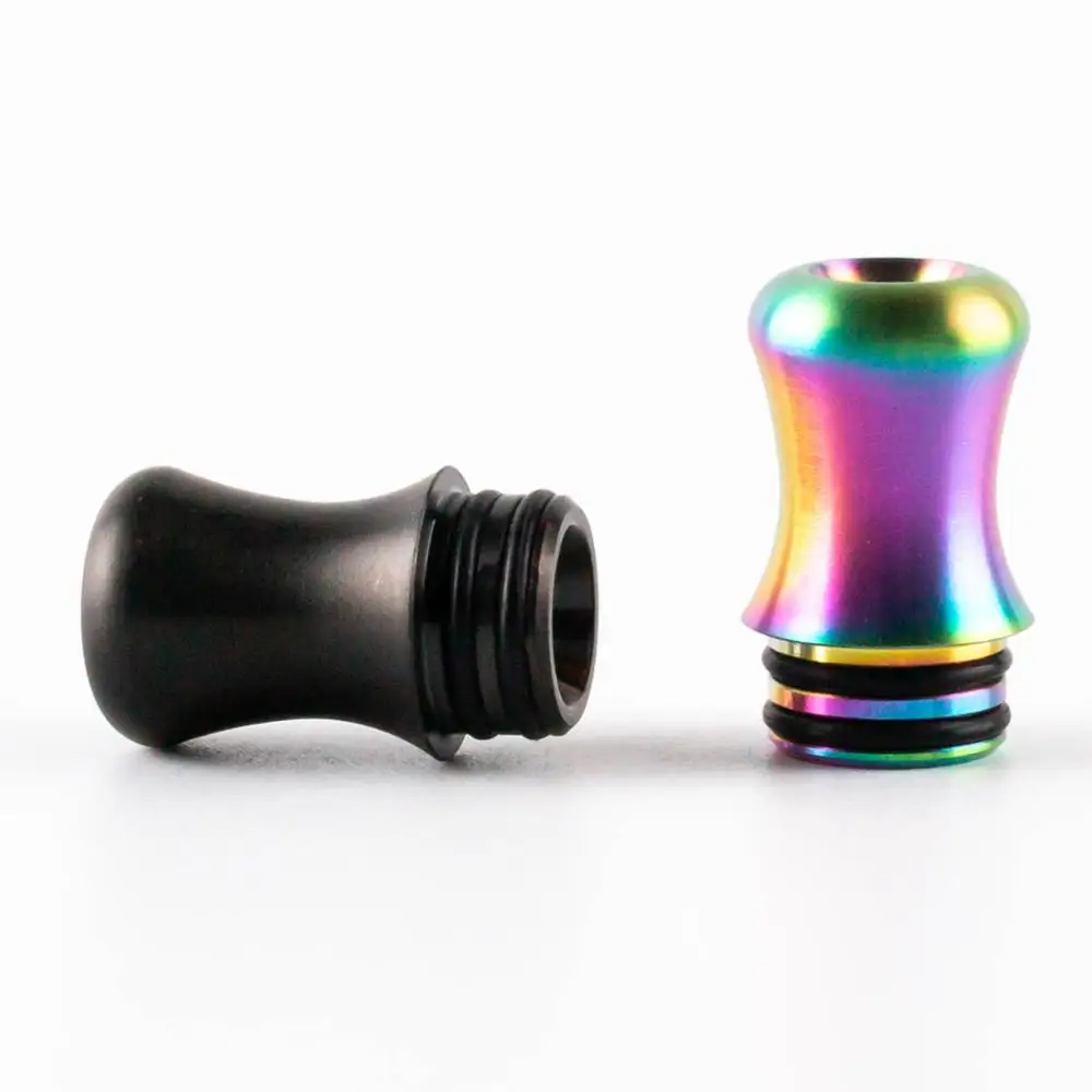 

Volcanee Stainless Steel Metal Drip Tip 510 PEI Black Round for Dripping Atomizer Doggy V8 Baby Kayfun Tank Vape Mouthpiece