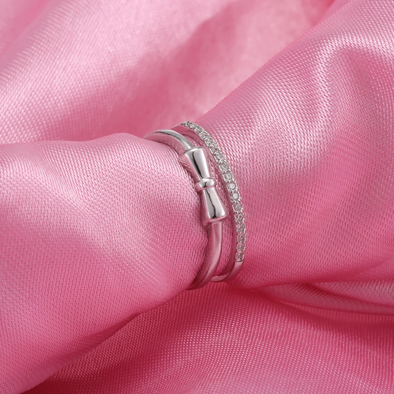 Sa silverage Для женщин Серебряное кольцо Открыть Регулируемая 925 стерлингового