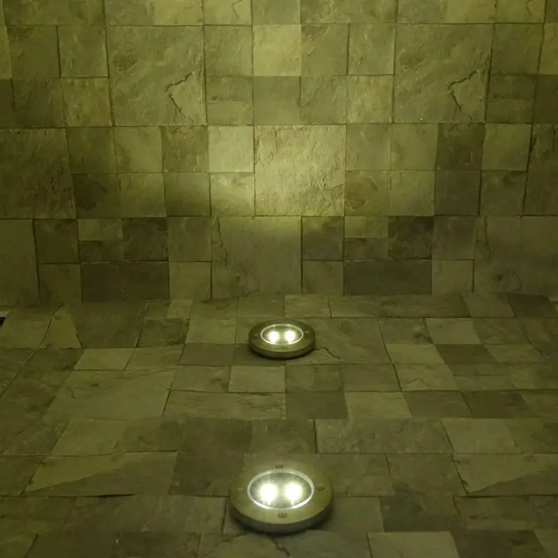 Новые 3 светодиодные Подземные фонари на солнечной батарее наружные садовые для