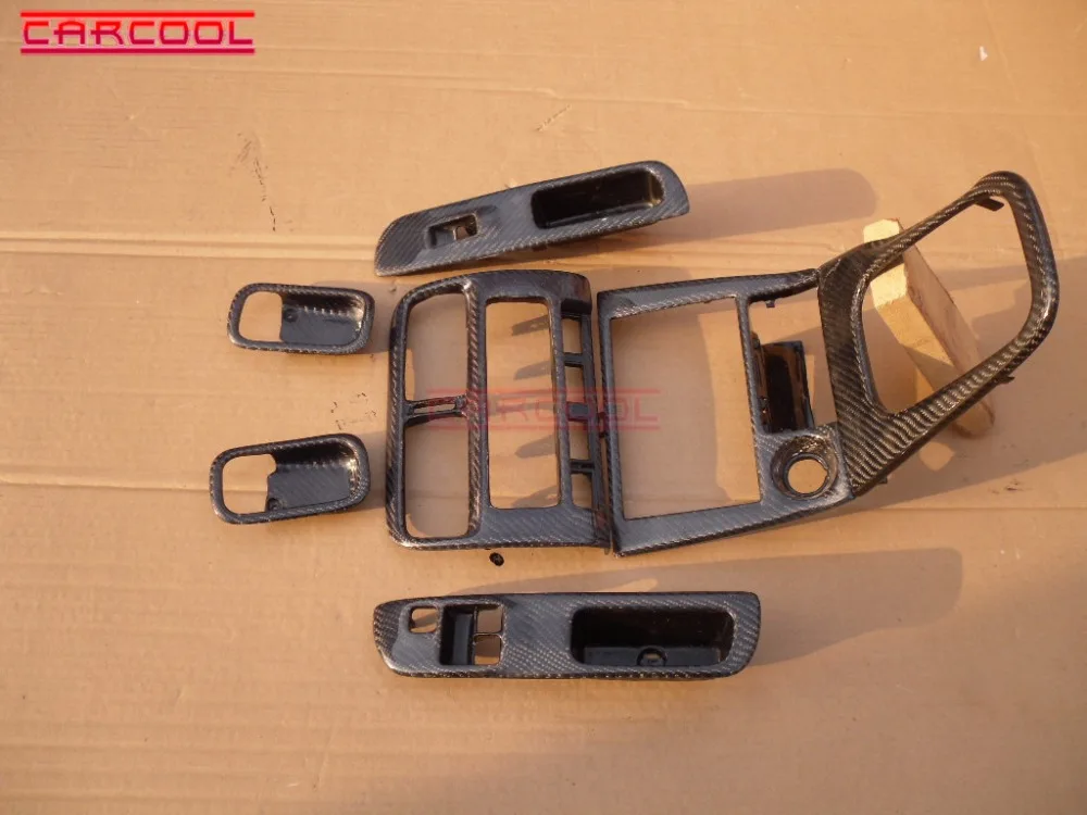 Набор для замены салона автомобиля из углеродного волокна 7 шт. комплект обвес CF