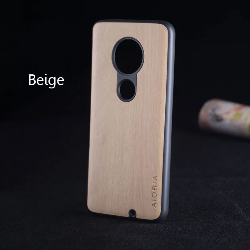 Beige Чехол с деревянным дизайном для Motorola Moto G7 Plus G5S Plus coque fundas чехлы для Motorola Moto G6 plus - Цвет: Beige