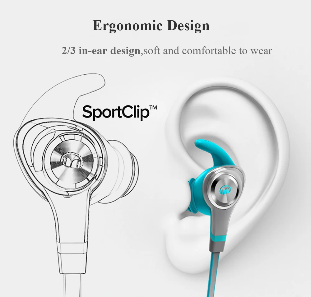 Оригинальные наушники-вкладыши Monster Isport Intensity, защищающие от пота, беспроводные Bluetooth наушники с микрофоном, стерео пульт дистанционного управления басами