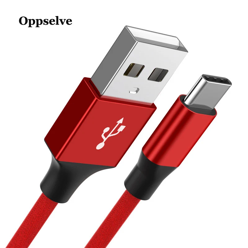 Кабель USB Type-C Oppselve для Xiaomi Redmi Note 7 USB-C Быстрая зарядка кабель Samsung Galaxy S10 S9 S8 Plus |
