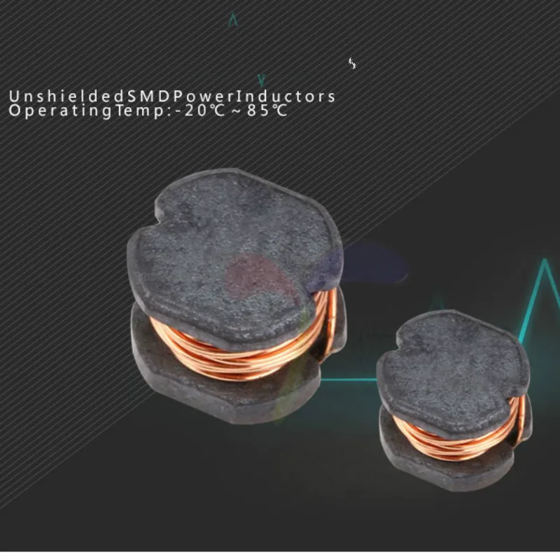 65 шт. 13 значений набор индукторов питания CD43 SMD 2 мкГн-470 мкГн чиповые индукторы