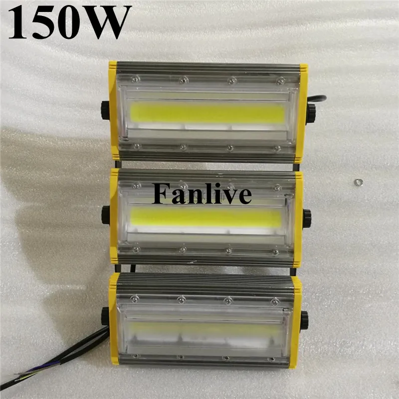 Fanlive 4PCS 50W 100W 150W 200w 300W 400W Outdoor Lighting COB Floodlights AC85V-265V For Street Landscape Lamp Led Flood Light - купить по