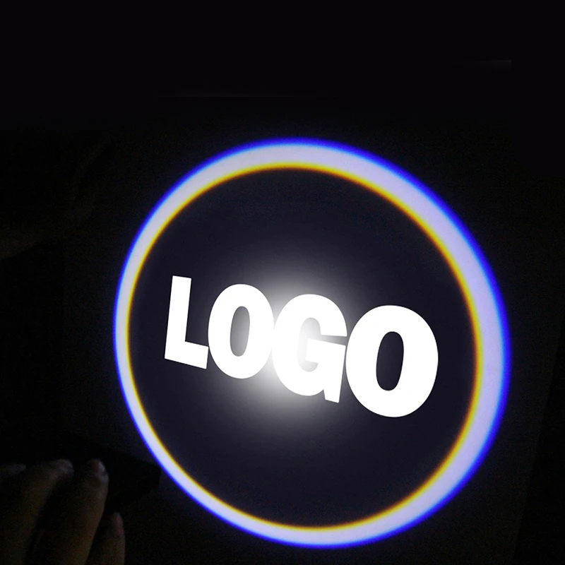 2 шт. Универсальный Автомобильный приветственный светильник с логотипом