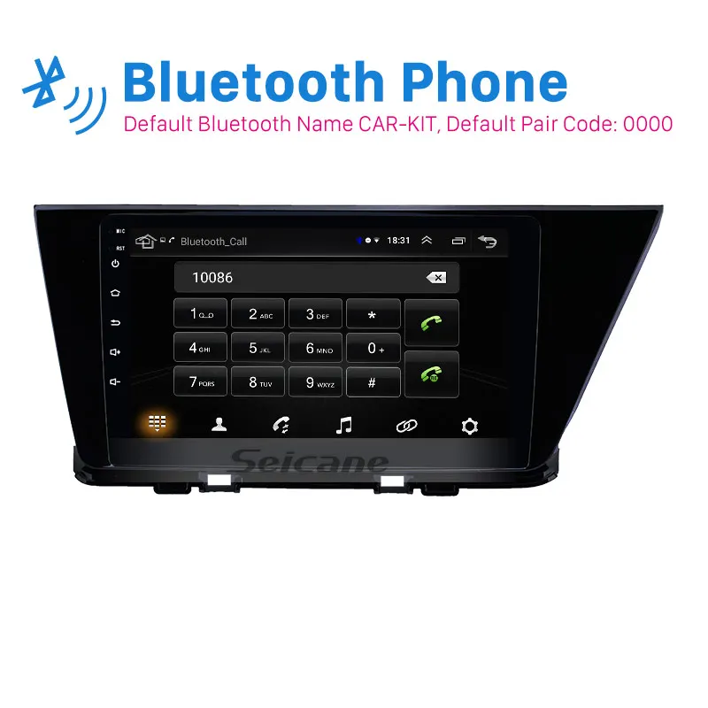 Seicane Android 9 1 GPS автомобильный радио головное устройство плеер для Kia Niro 2016 2017 2018 2019