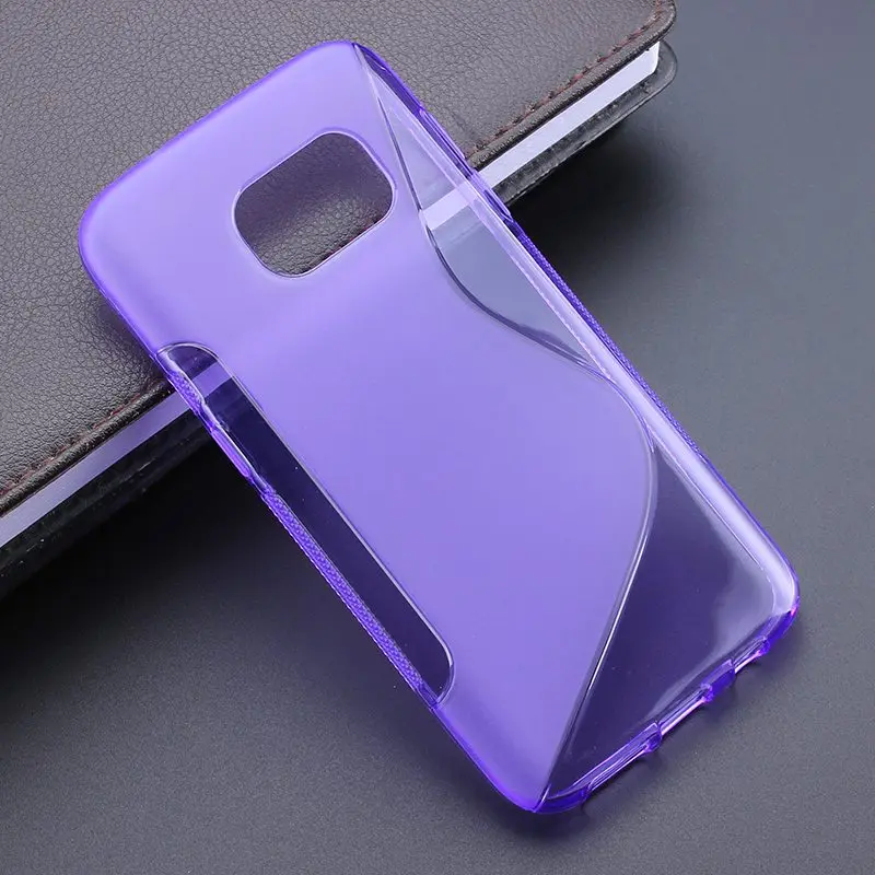 For Samsung S7 S Line Gel TPU Slim Soft Case Back Cover Galaxy Rubber Silicone Skin Cases | Мобильные телефоны и