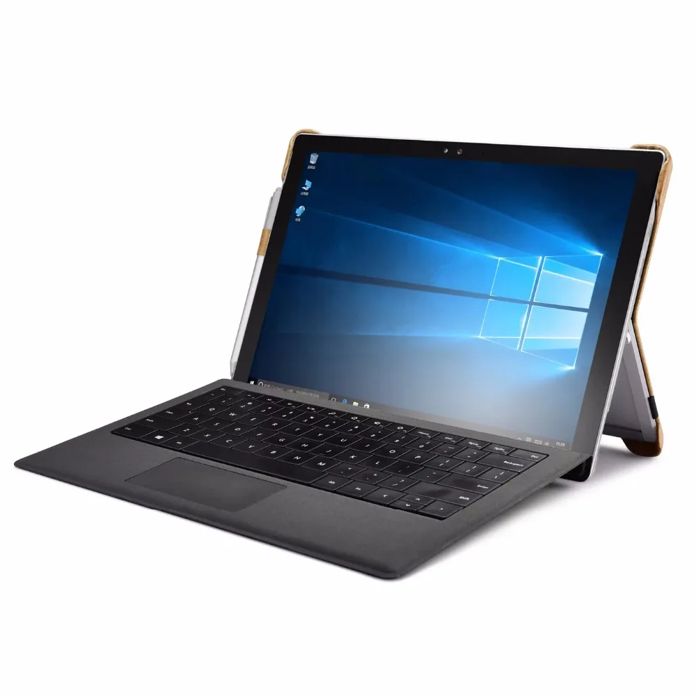 Icarer простой стильный чехол накладка из натуральной кожи для Surface Pro 4 5 6 7 8 Ретро