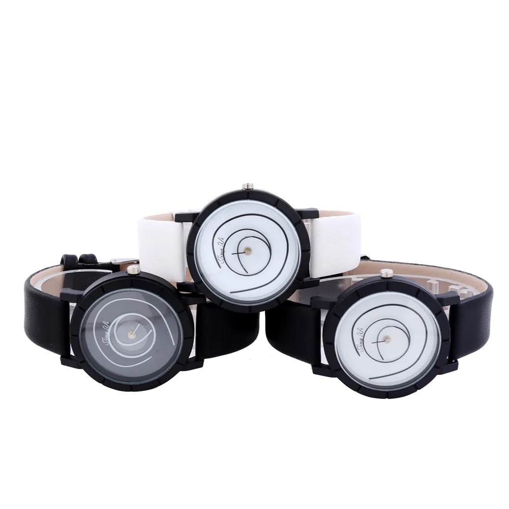 Женские часы 2016 высококачественные Простые Модные кварцевые наручные унисекс с