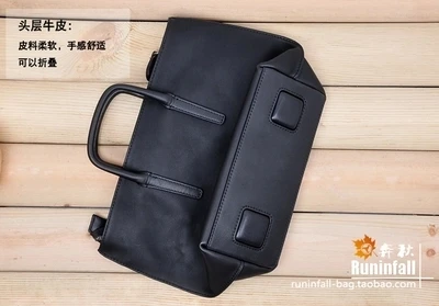 Head Layer of Leather Retro Women Top-handle Bags Shoulder Bag Cowhide Simple Body Quality Soft Tote Messenger Satchel Purse | Багаж и